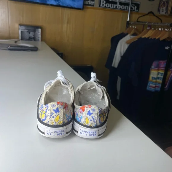 Converse Chuck Taylor All Star Ox toddlers' Shoes White-Black-White SIZE 12 - Picture 2 of 7